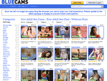 Tablet Screenshot of bluecams.com